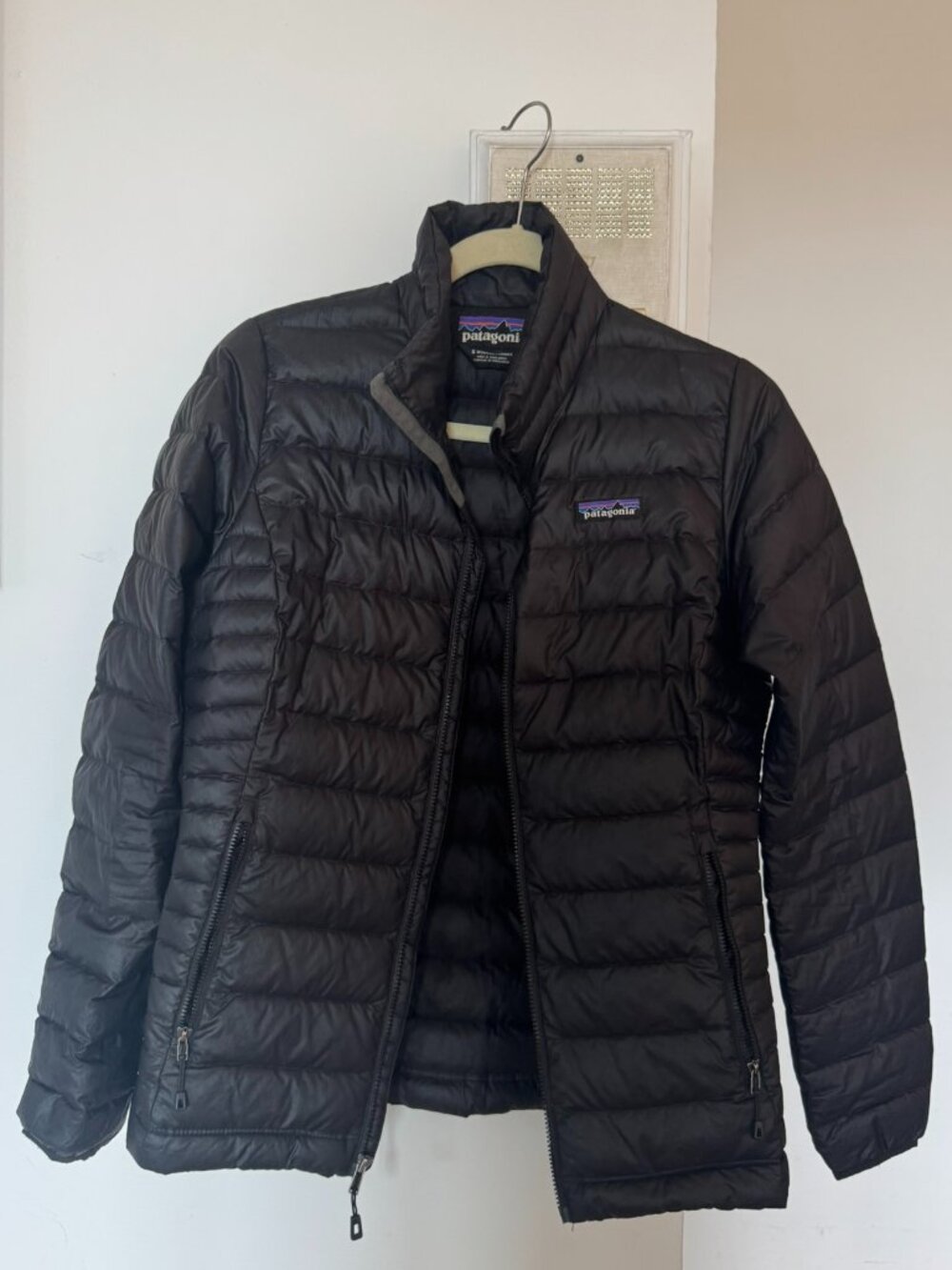 Patagonia Down Jacket - Size Small, Black